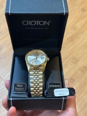 Croton Gold-Tone Men's Dress Watch